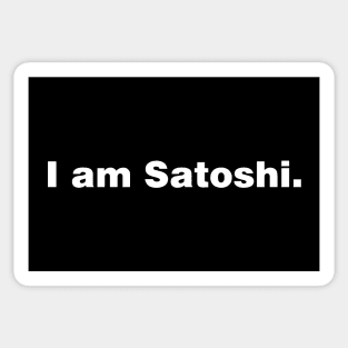 I am Satoshi Sticker